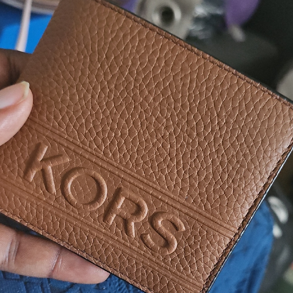 Michael Kors Tan Leather Card Holder